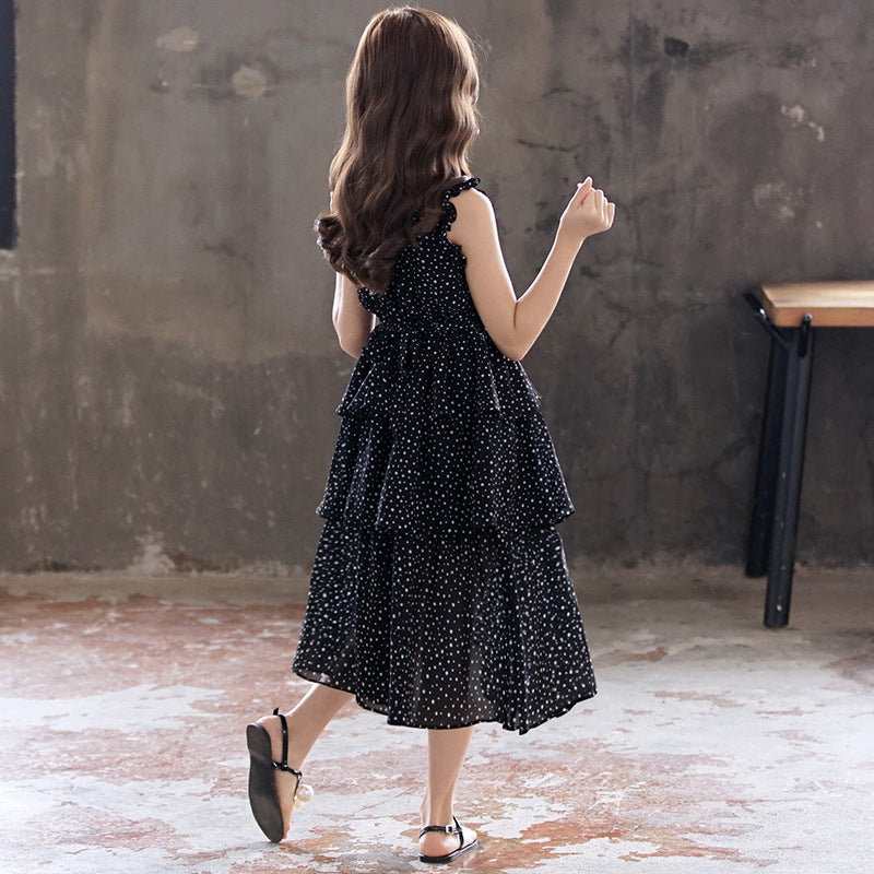 Children's Skirt Korean Style Over The Knee Children's Dress