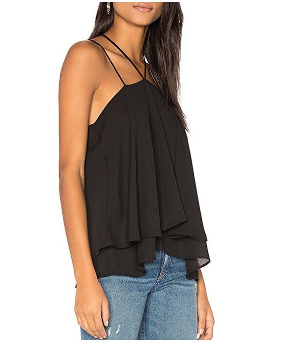Innovative Unique Charming Women's Sling Chiffon Small Vest/suspenders/tube Top