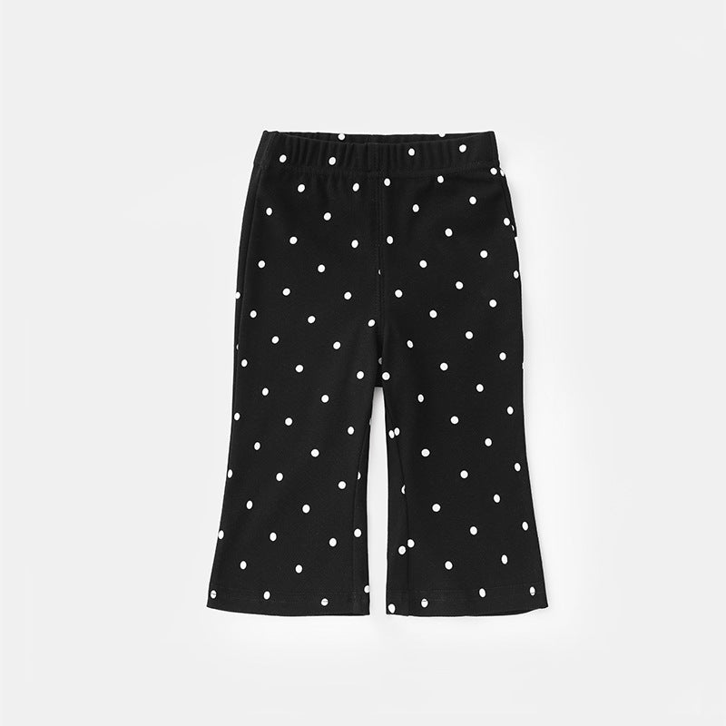 Children's Thin Summer Casual Leggings Bell-bottom Cropped Children's Pants