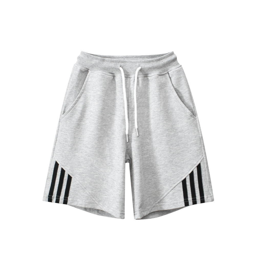 Children's Tide Clothing Summer Older Boy Female Green Children's Pants