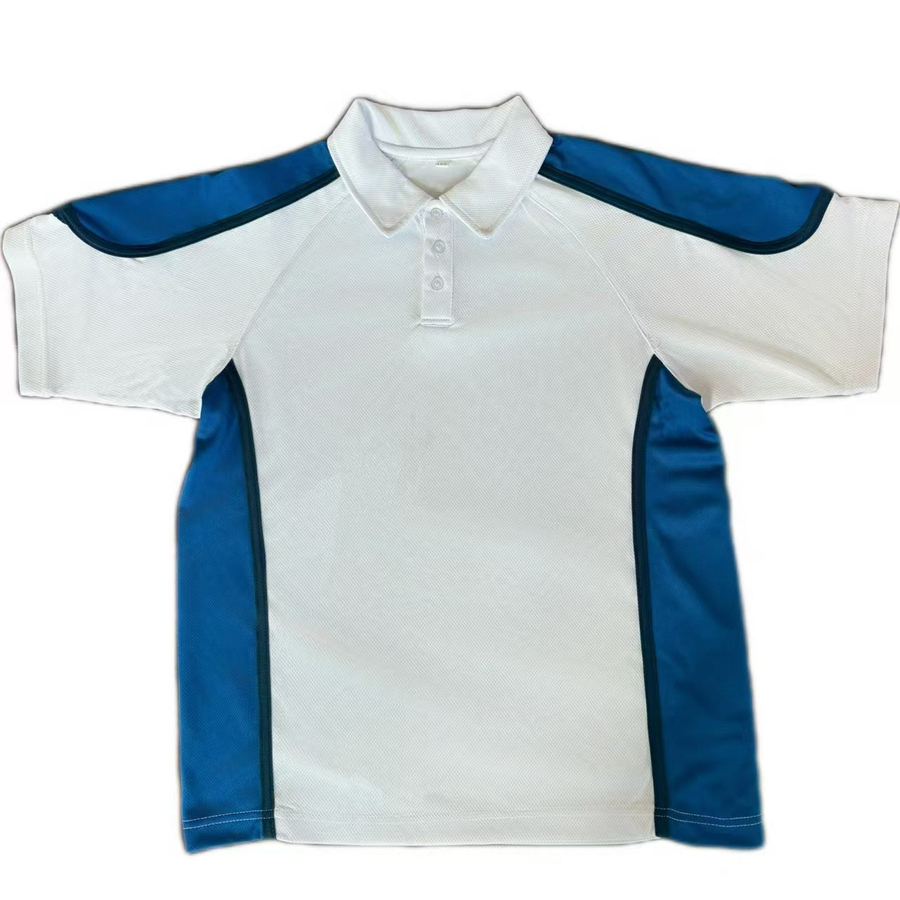 Children's School Junior High Uniform Boys Summer Bird Eye Short Sleeve Children's T-shirt