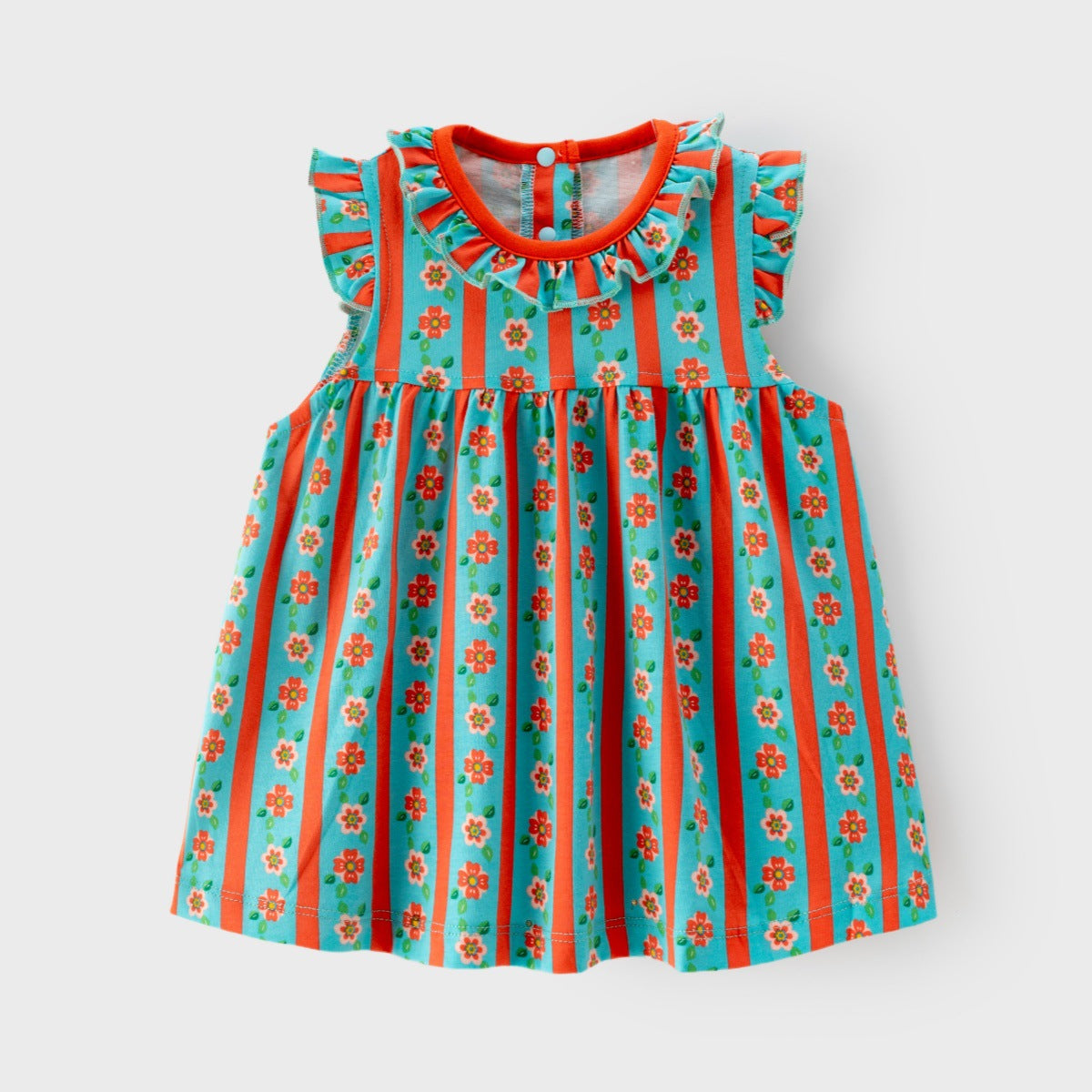 Children's Yuan Floral Strap Summer Fresh Outing Pastoral Style Children's Dress