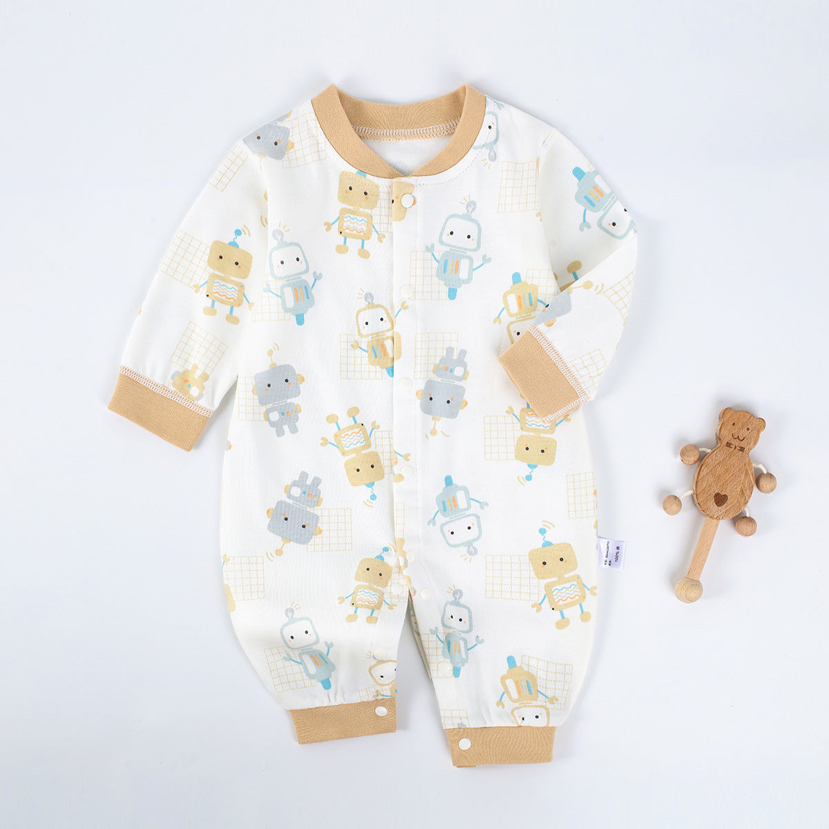Born Boneless Jumpsuit Long-sleeved Romper Super Cute Early Jumpsuit, Climbing Suit