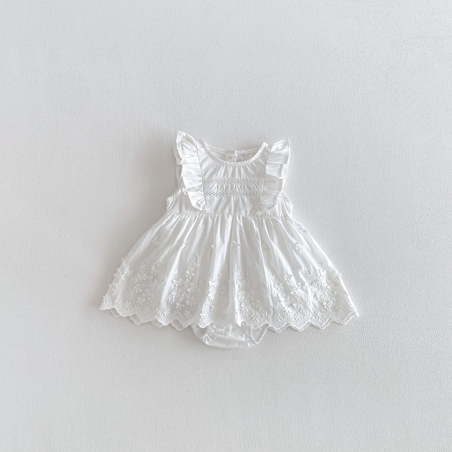 Summer Thin Clothes Flowers Vest Jumpsuit Born Full Moon Year Jumpsuit, Climbing Suit