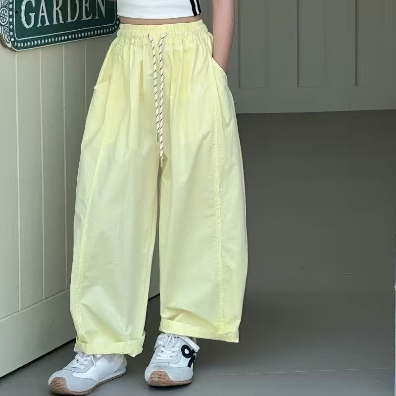 Harem Thin Western Style Loose Machete Straight Casual Children's Pants