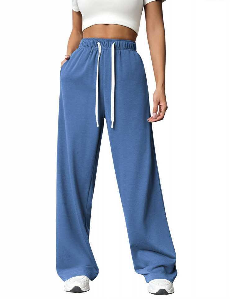 Women's Loose Straight Wide Leg Exercise Casual Pants