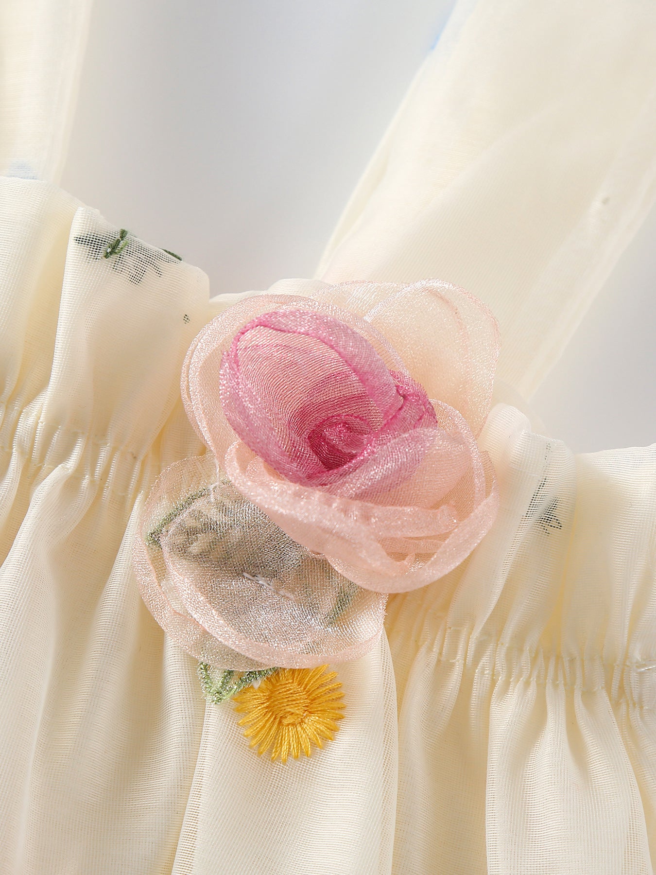 Summer Sleeveless Korean Style Hooded Romper Strap Small Flower Jumpsuit, Climbing Suit