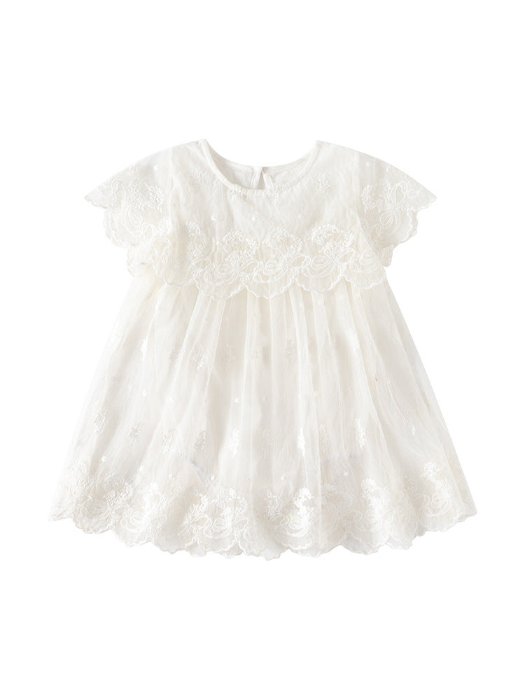 Summer Western Style Thin Tulle Skirt Sweet Jumpsuit, Climbing Suit