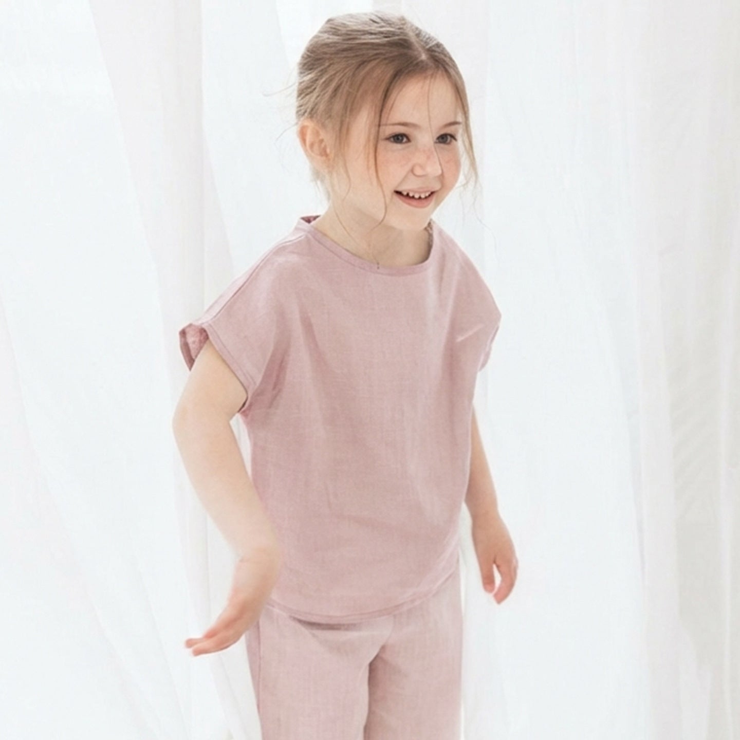 Versatile Short Sleeve Cotton Western Style Cute Children's T-shirt