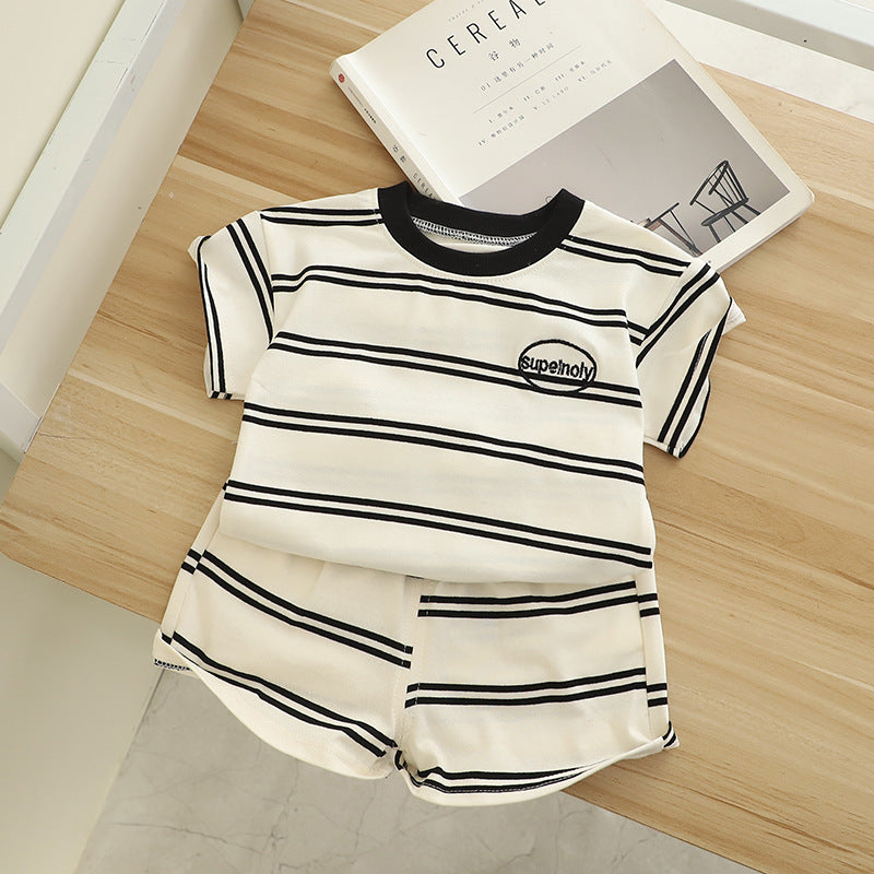 Children's Summer Clothing Handsome Clothes Short Sleeve Children's Suit
