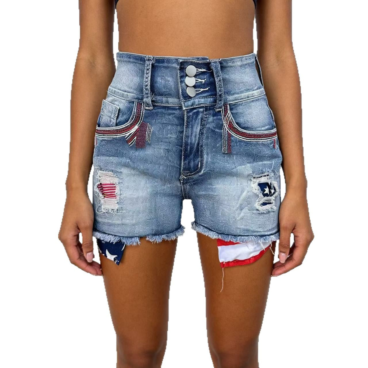 Women's Summer Sexy Hot Nightclub High Elastic Women's Jeans