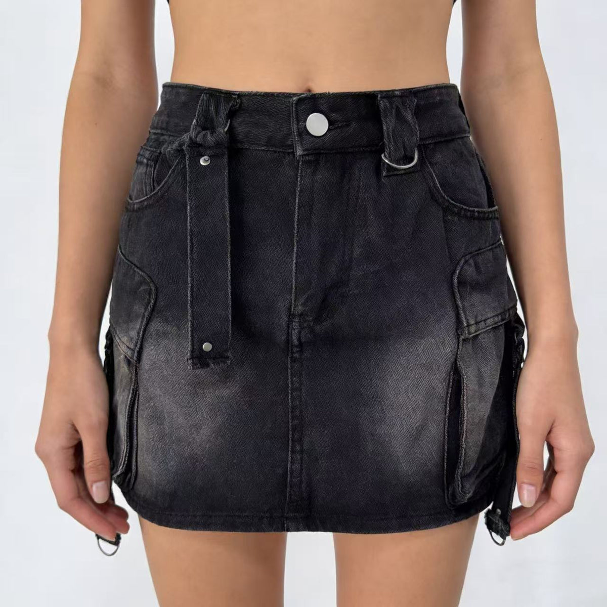 Women's Summer Korean Style Large With Pocket Casual Skirts
