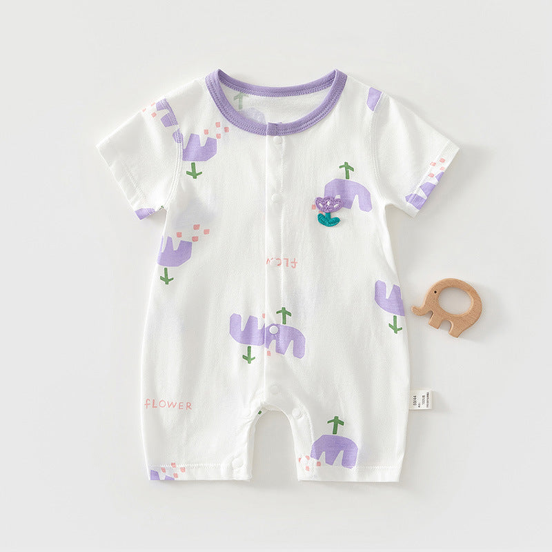Clothes Summer Going Out Rompers Pajamas Born Jumpsuit Jumpsuit, Climbing Suit