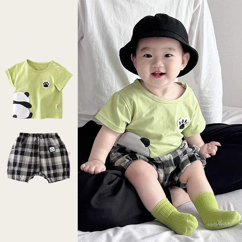 Boy Summer Clothes Thin Super Cute Children's Suit