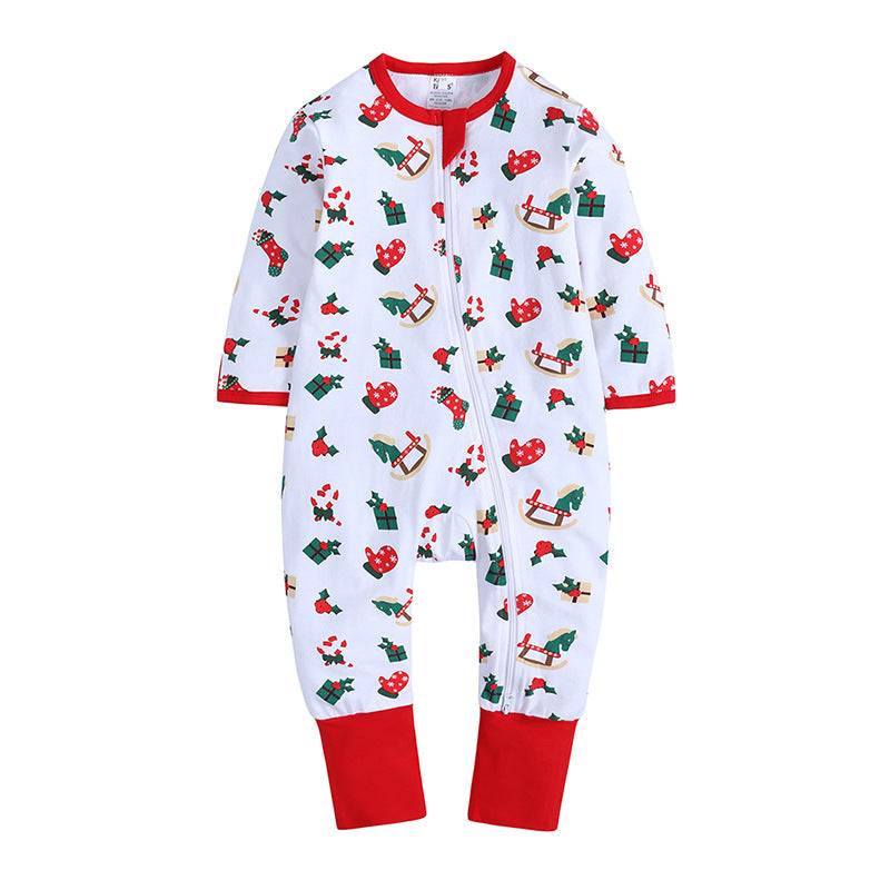 Children's Clothing Jumpsuit Bamboo Leaf Cotton Born Jumpsuit, Climbing Suit
