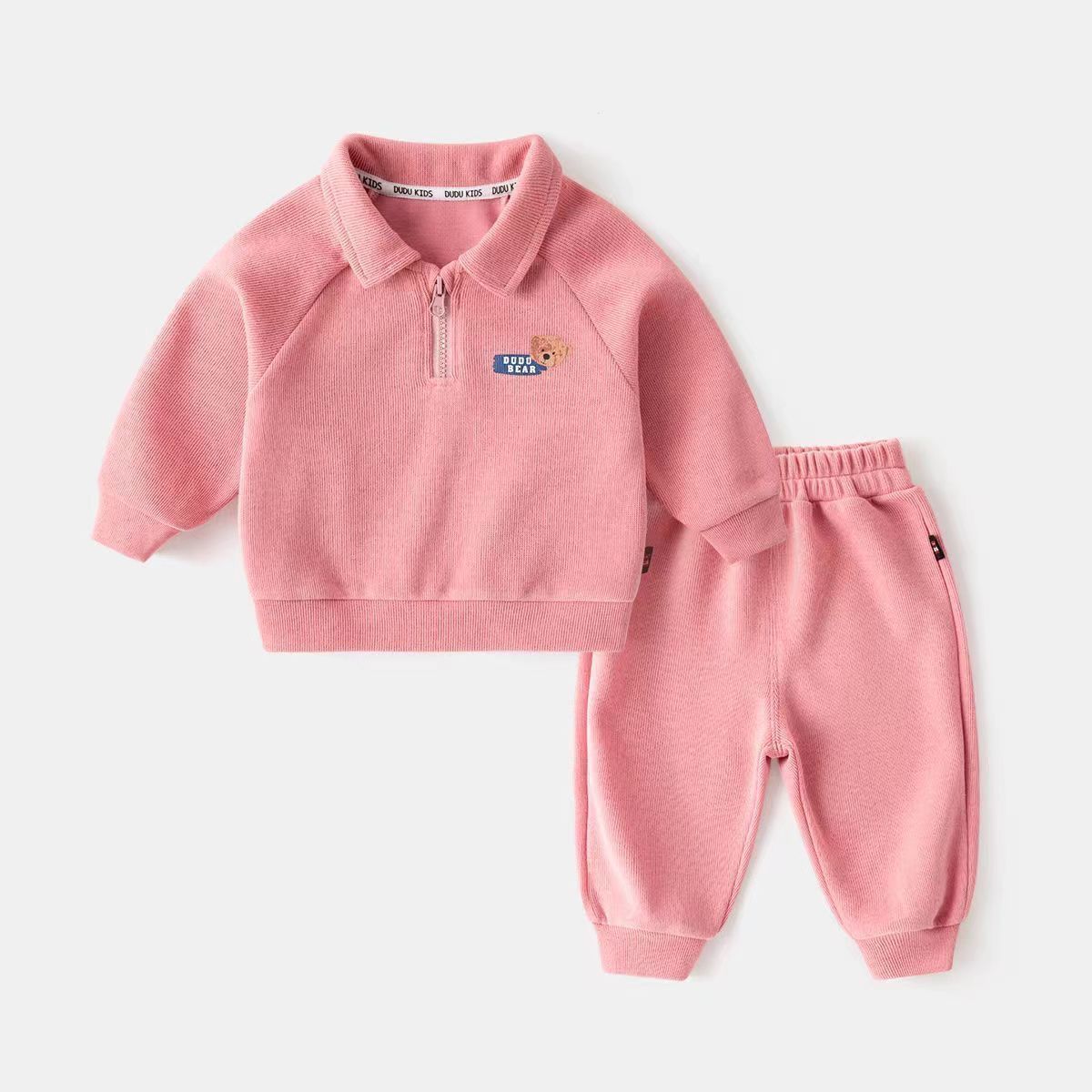 Children's Boy Sports Two Pieces Small Clothing Sweater Children's Suit