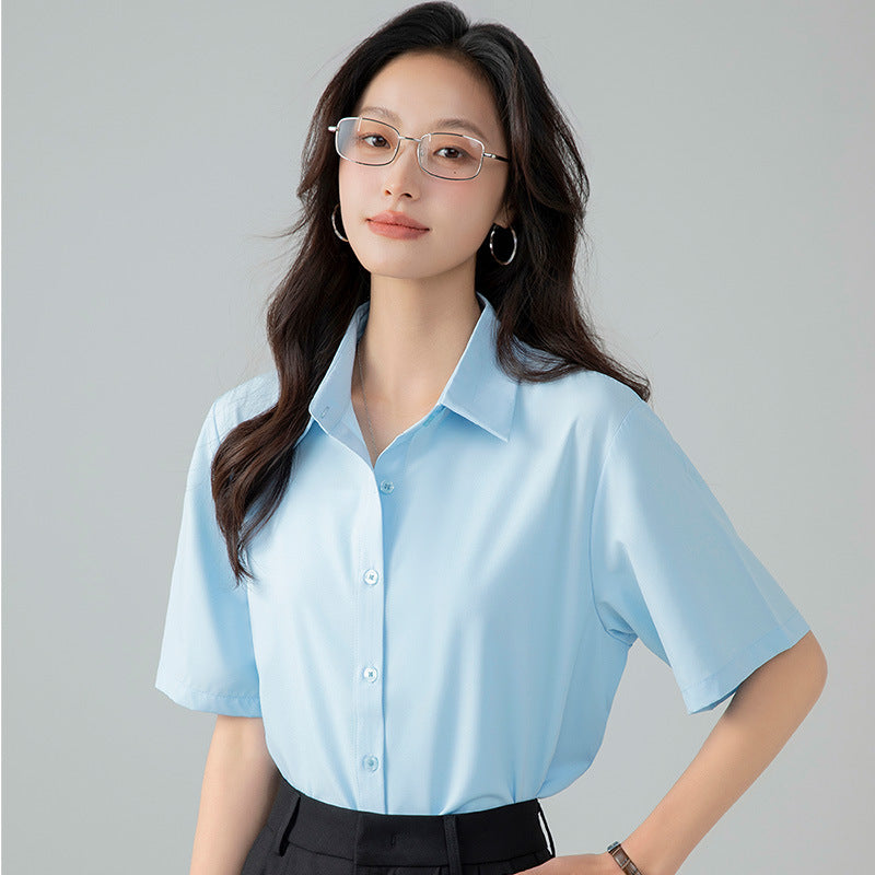 Women's Shirt Korean Loose Casual Base Business Blouse