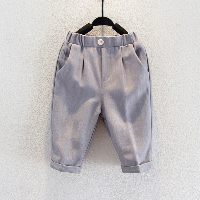 Children's Boys Spring Wear Korean Style Trousers Children's Pants