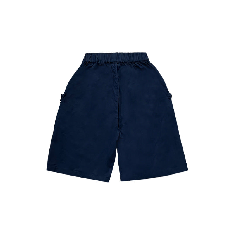Children's Broken Size Fold Summer Wide Leg Children's Pants