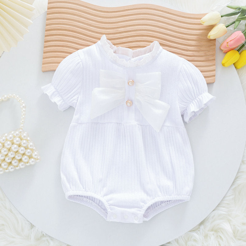 Summer Wear Born Clothes Jumpsuit First Month Old Days Romper Jumpsuit, Climbing Suit