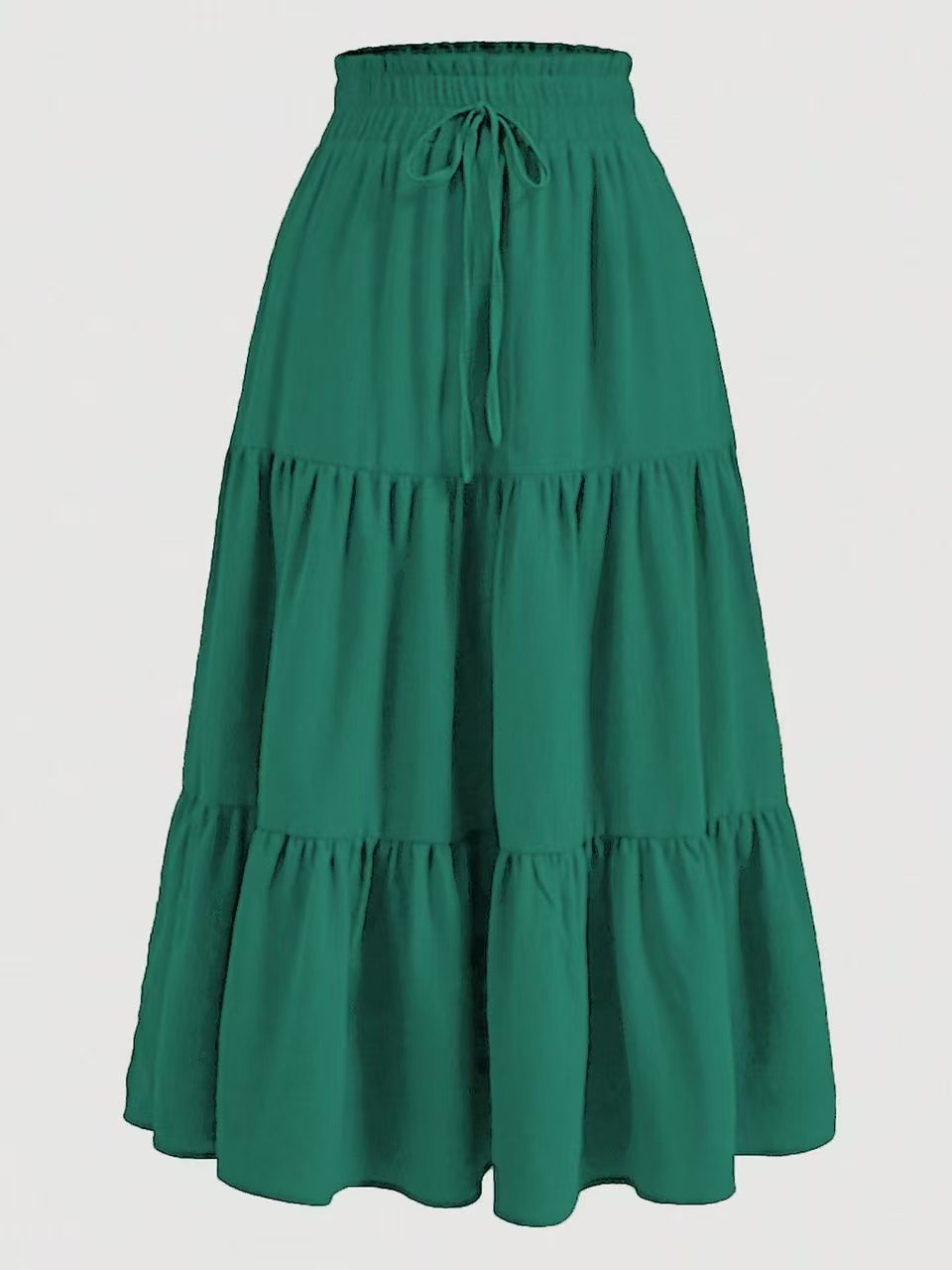 Thin Fashion Breathable Draping Knotted Waist Skirt