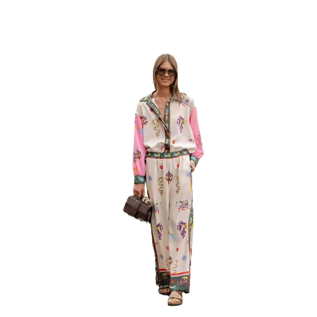 Attractive Classy Classic New Linen Printed Fashion Casual Suit