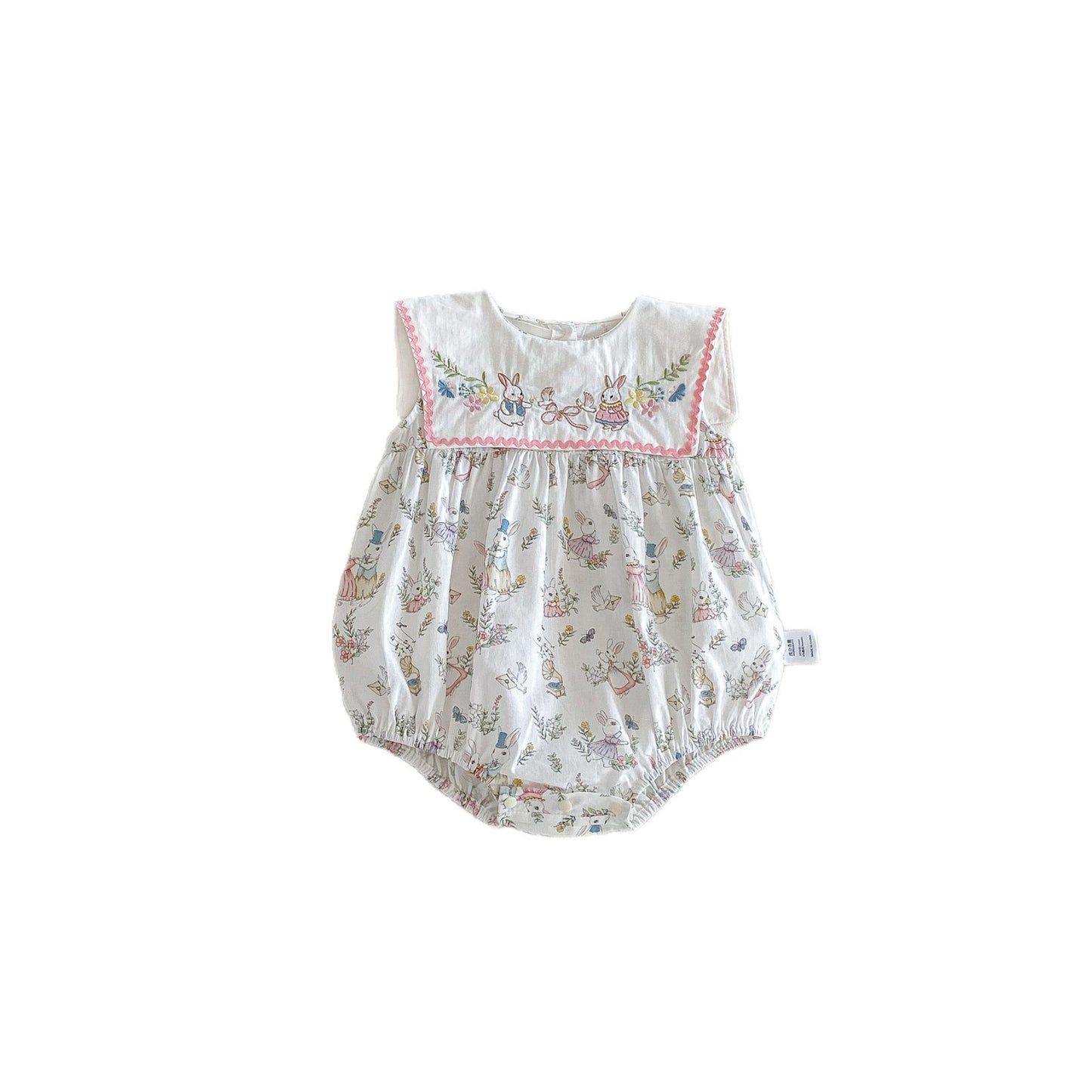 Clothes Korean Style Jumpsuit Pastoral Bunny Romper Jumpsuit, Climbing Suit