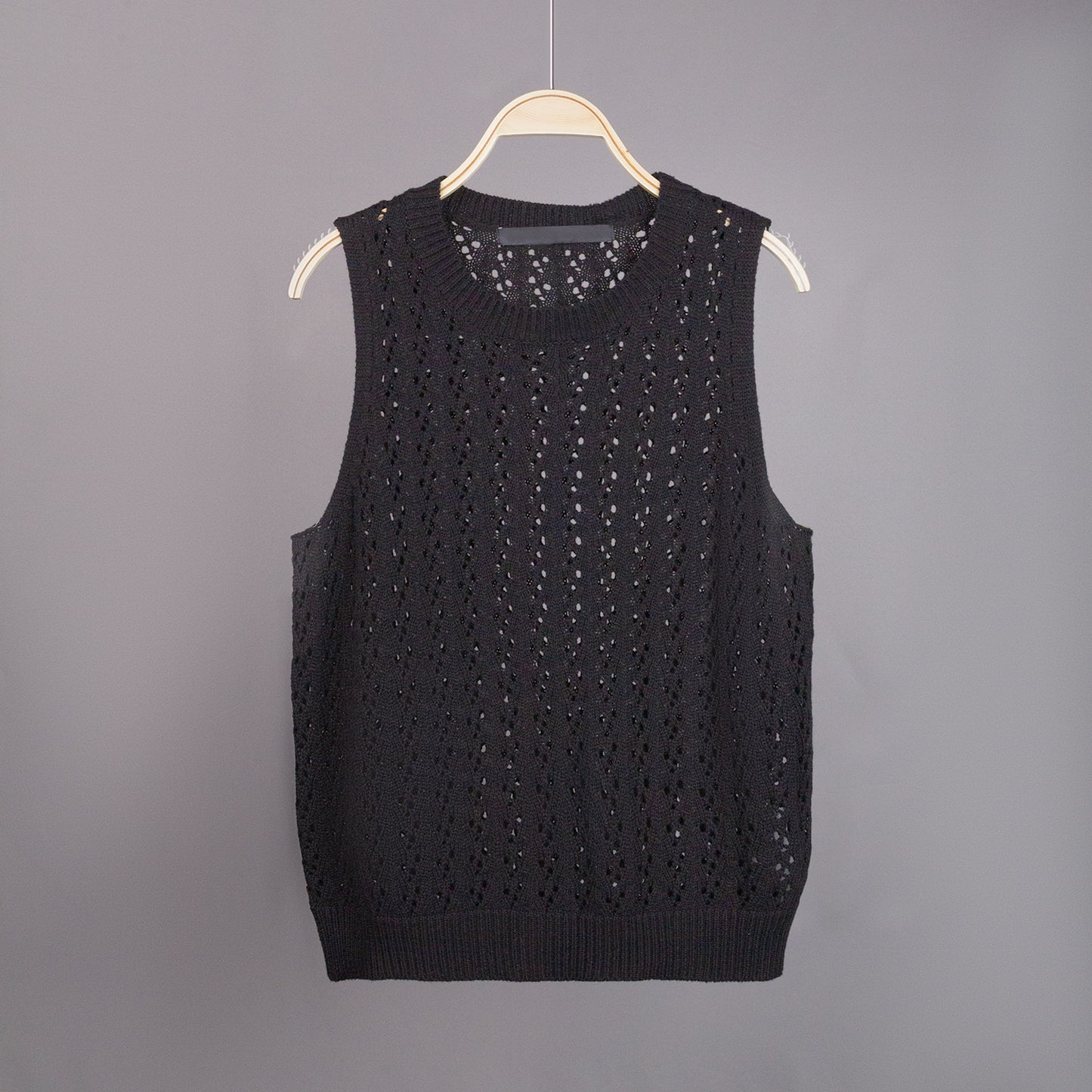 Women's Elegant Knitted Summer Cutout Sleeveless Small Vest/suspenders/tube Top