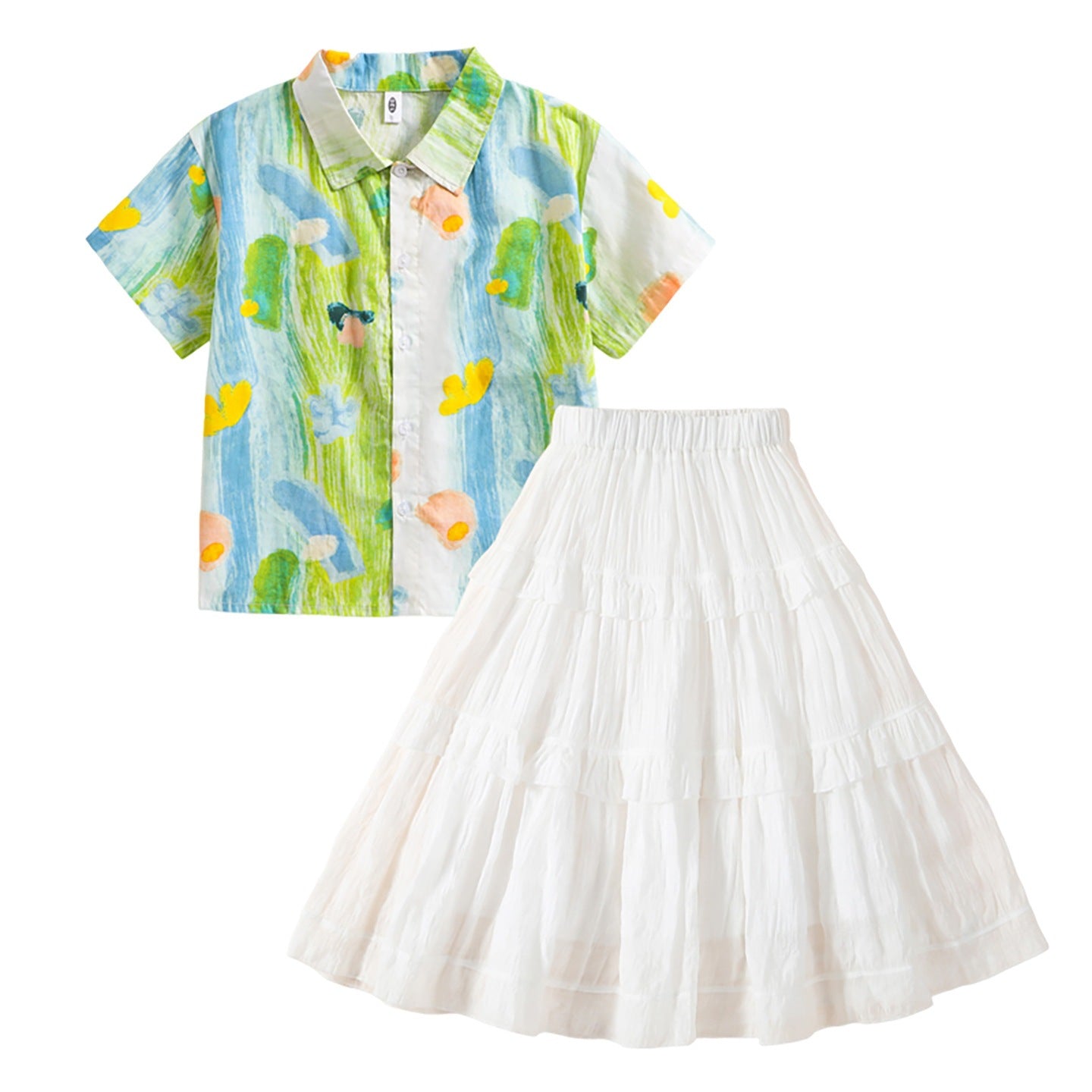 Dress Summer Beach Suitable For Graphy Parent-child Outfit
