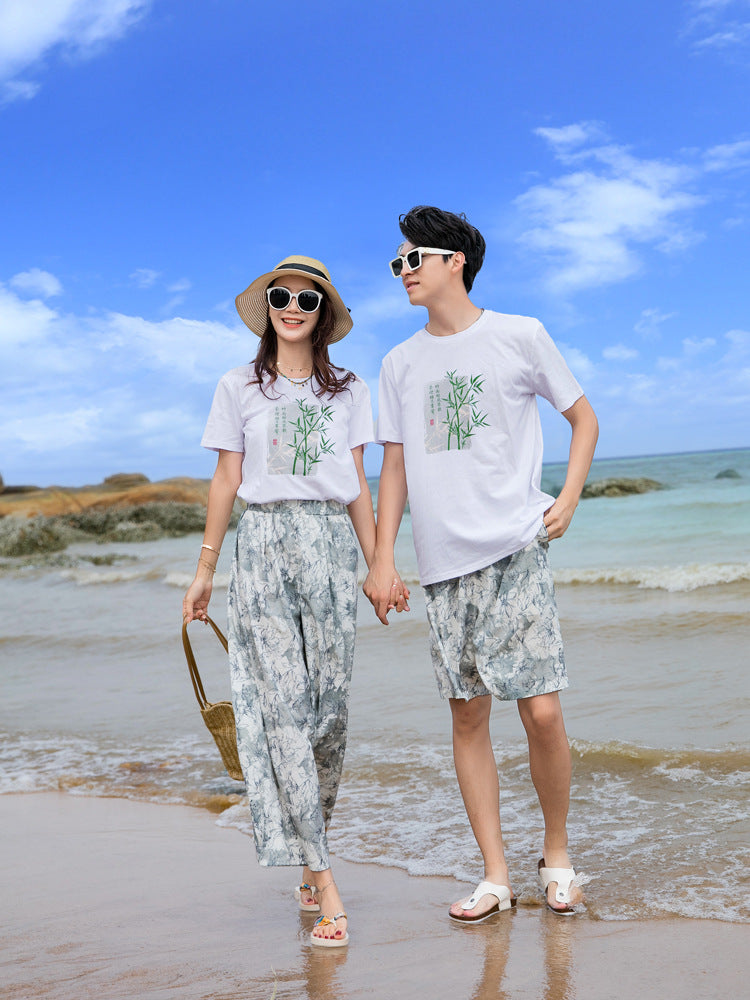 Fried Street Beach Clothes Summer Matching Parent-child Outfit
