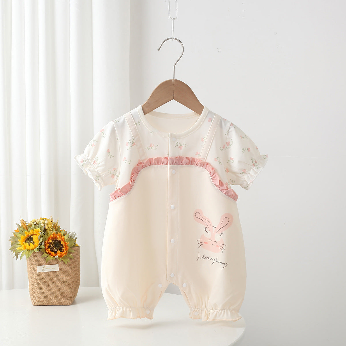 Born Clothes Boneless Split Jumpsuit Romper Outer Wear Jumpsuit, Climbing Suit