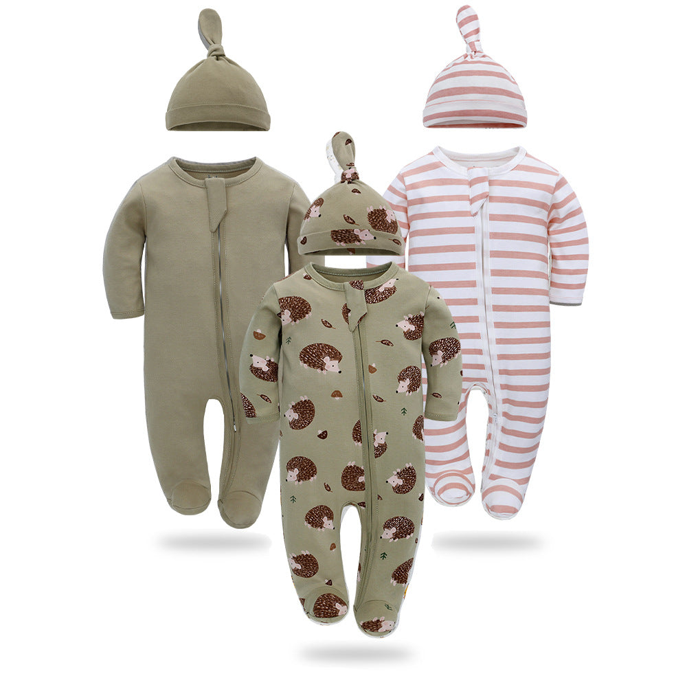 Jumpsuit Class Long Sleeve Born Rompers Romper Zipper Jumpsuit, Climbing Suit