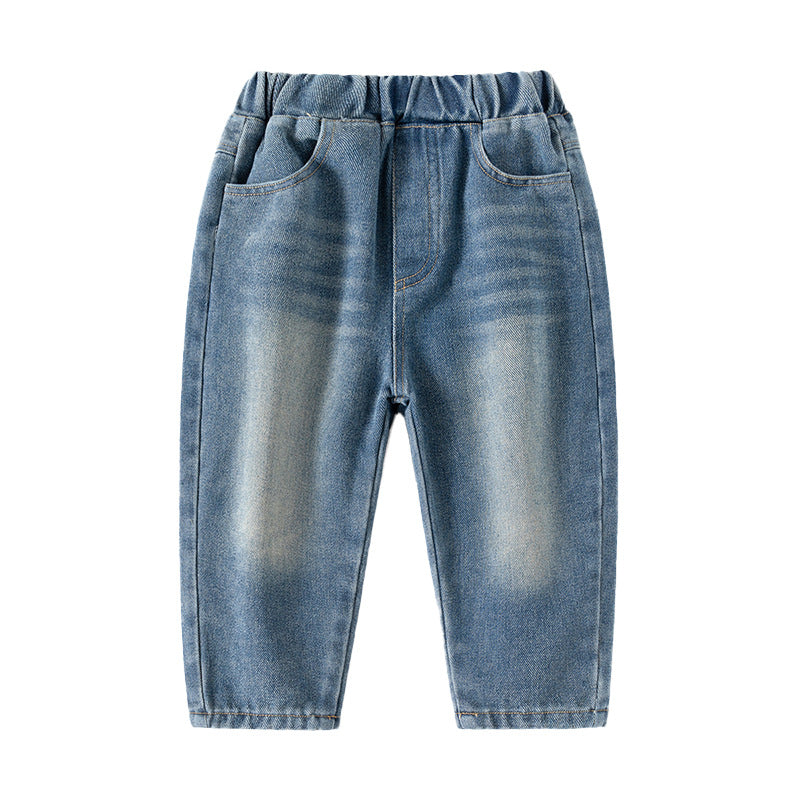 Children's Clothing Denim Trousers Fashionable Stylish Baggy Children's Pants