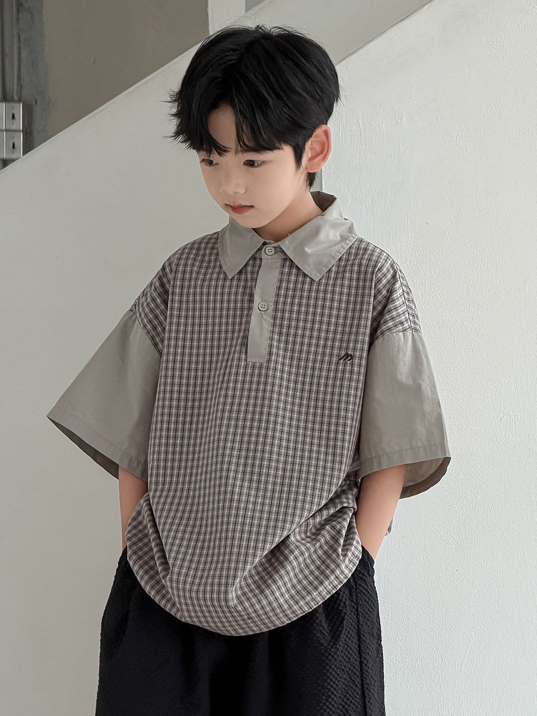 Children's Short-sleeved Middle Large Summer Clothes Thin Top Children's T-shirt