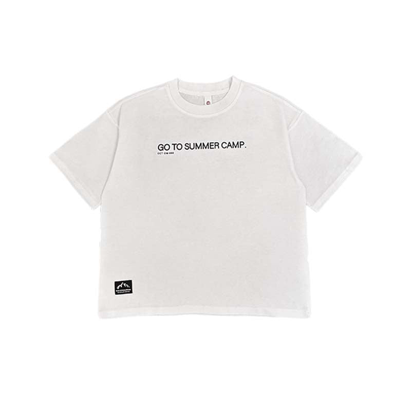 Children's Summer Casual Crew Neck Top Breathable Children's T-shirt