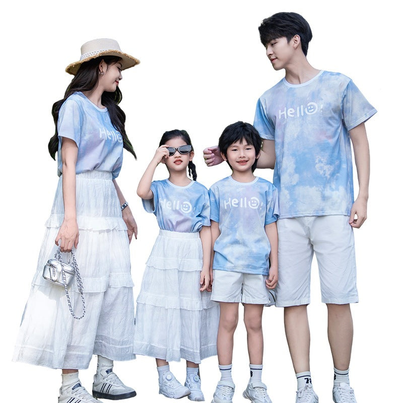 Comfortable Pretty Suit Beachwear Mid-length Skirt Parent-child Outfit