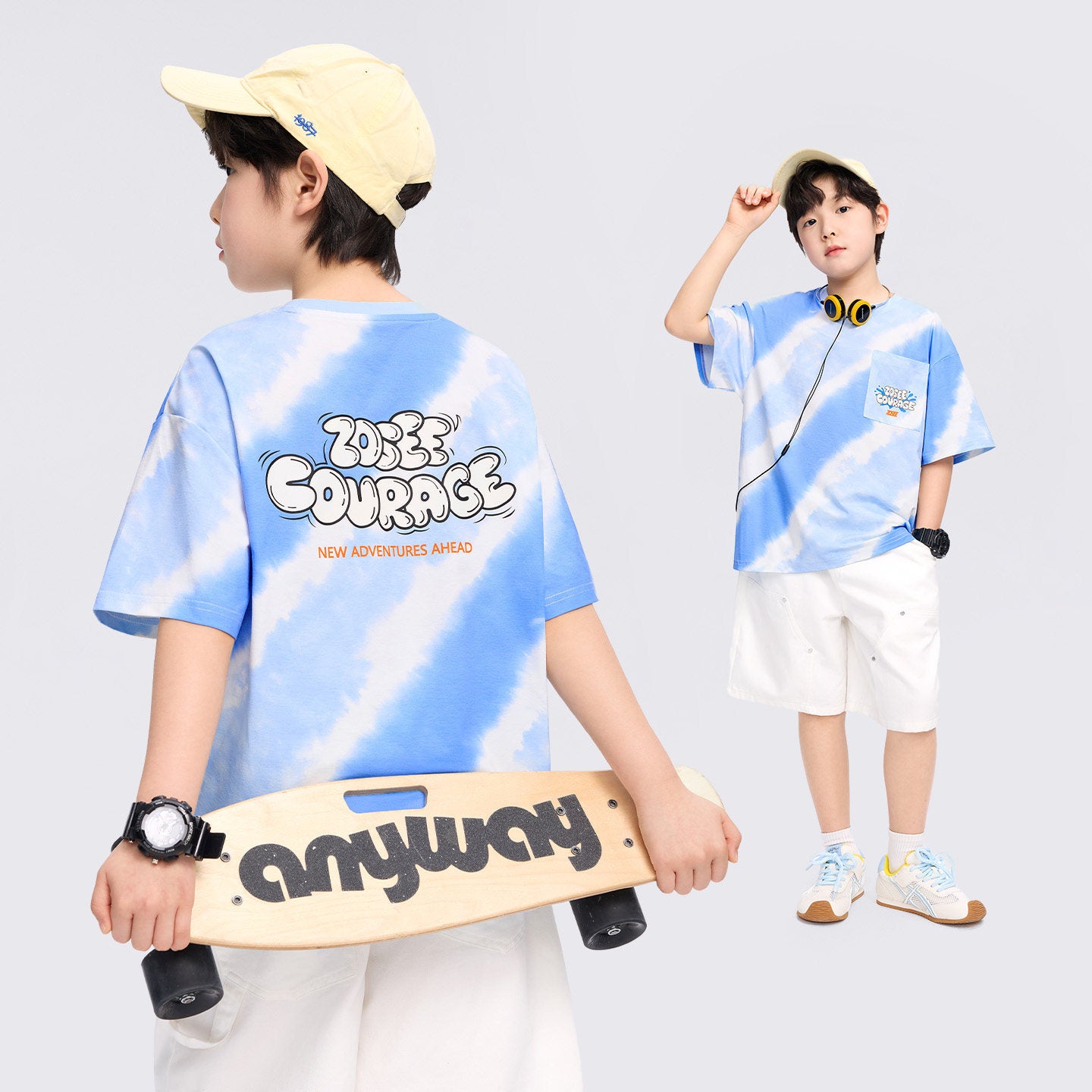 Children's Quick Drying Clothes Short Sleeve Cool Summer Wear Older Children's T-shirt