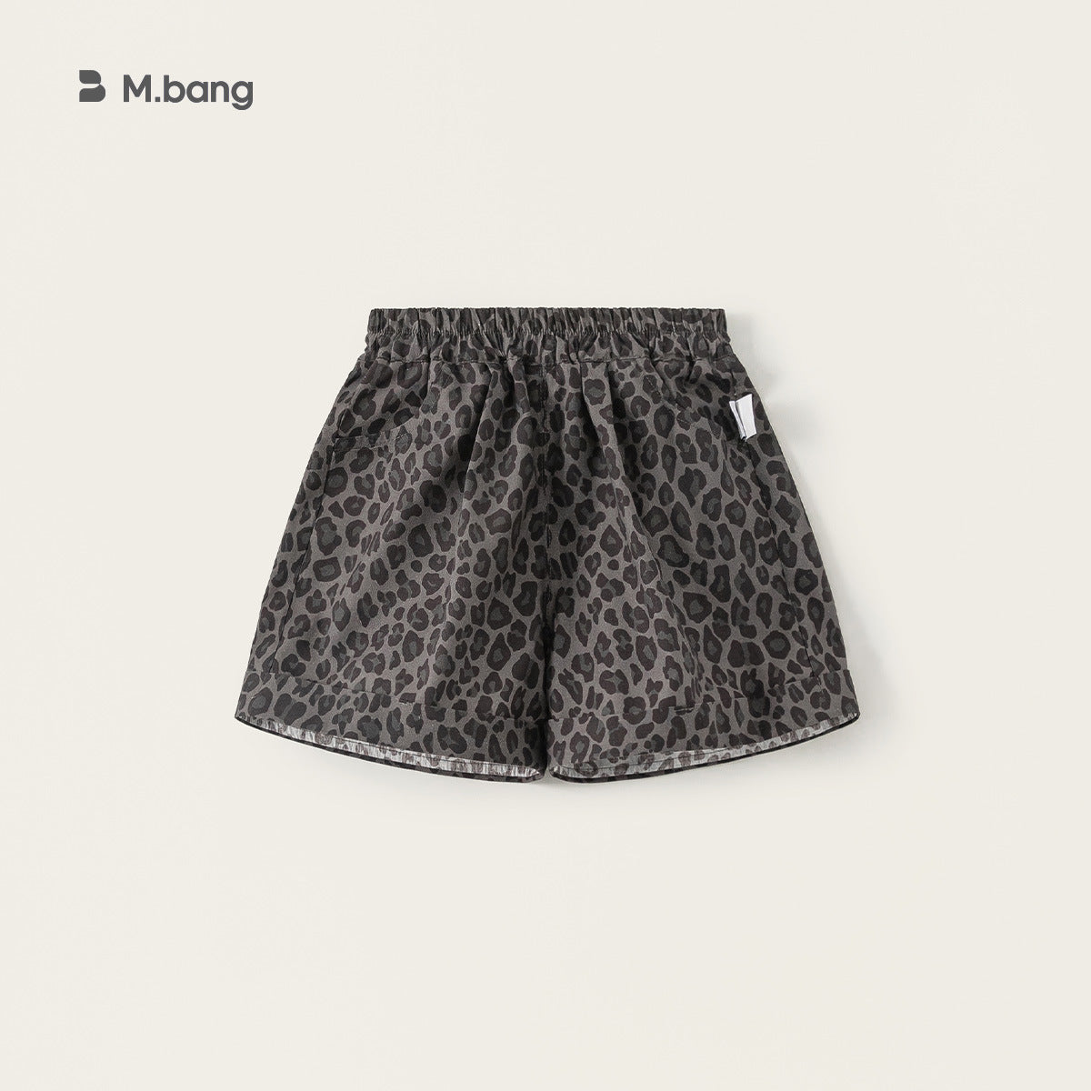 Children's Pink Leopard Print Hot Loose Fashionable Outer Children's Pants