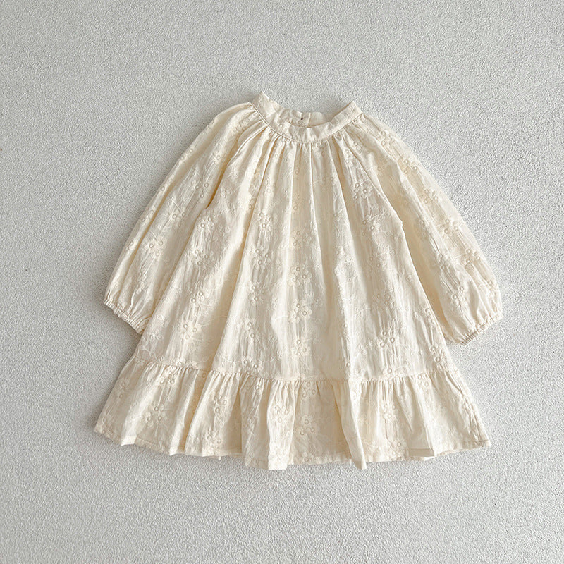 Children's Clothing French Embroidery Temperament Princess Romper Sisters Children's Dress