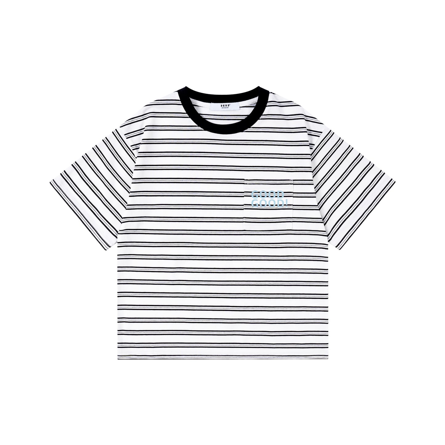 Children's Clothing Summer Boys Vintage Stripe Short-sleeved Middle Big Western Style Children's T-shirt