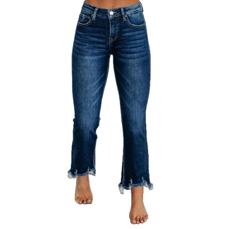 Women's Denim Xi Hip Lifting Wide Leg Women's Jeans