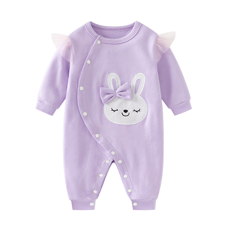 Born Clothes Pure Cotton Jumpsuit Summer Thin Jumpsuit, Climbing Suit