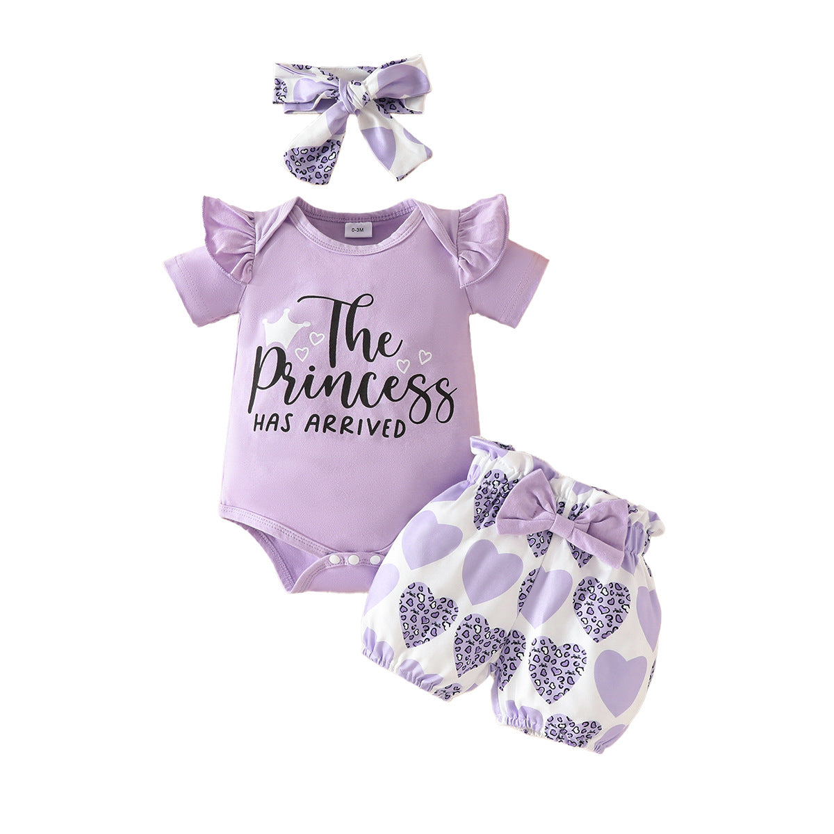 Infant Short Sleeve Shorts Letter Printing Children's Suit