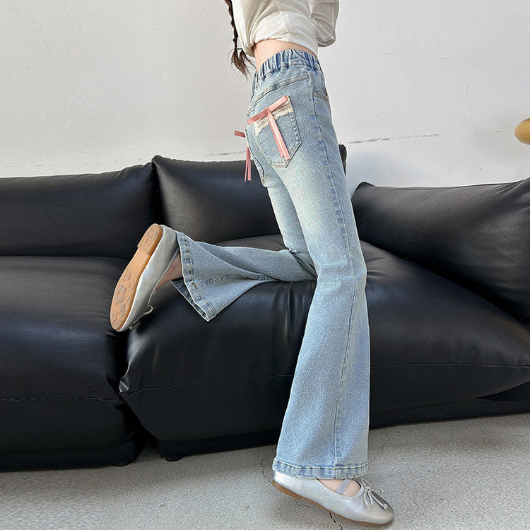 Variety Of Medium Large Embroidered Patch Children's Pants