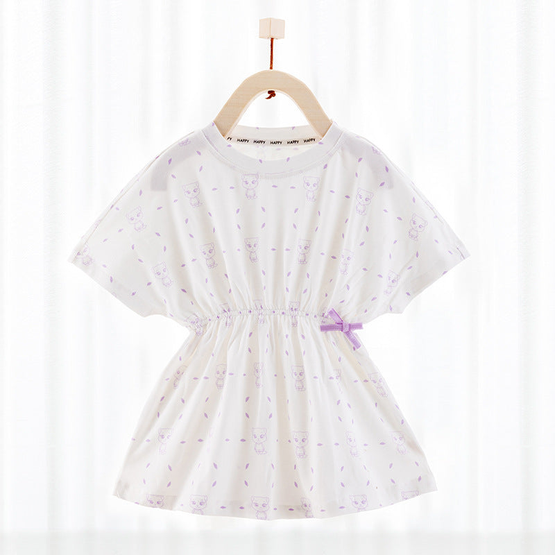 Graceful Children's Summer Thin Skirt Clothes Children's Dress
