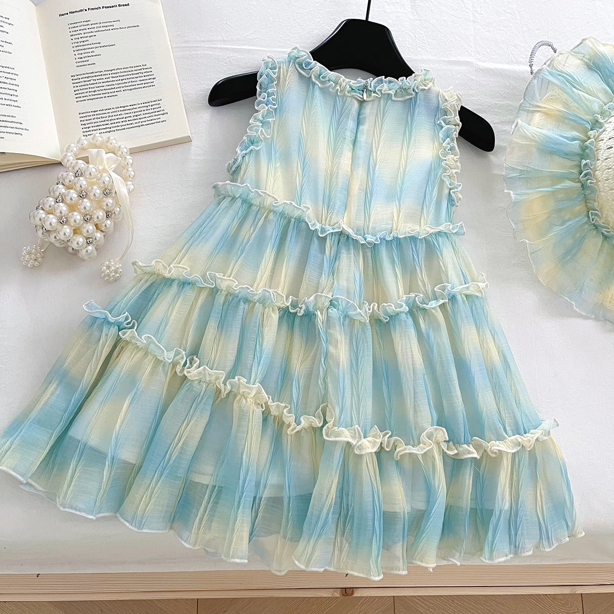 Summer Western Style Princess Fashionable Chiffon Children's Dress