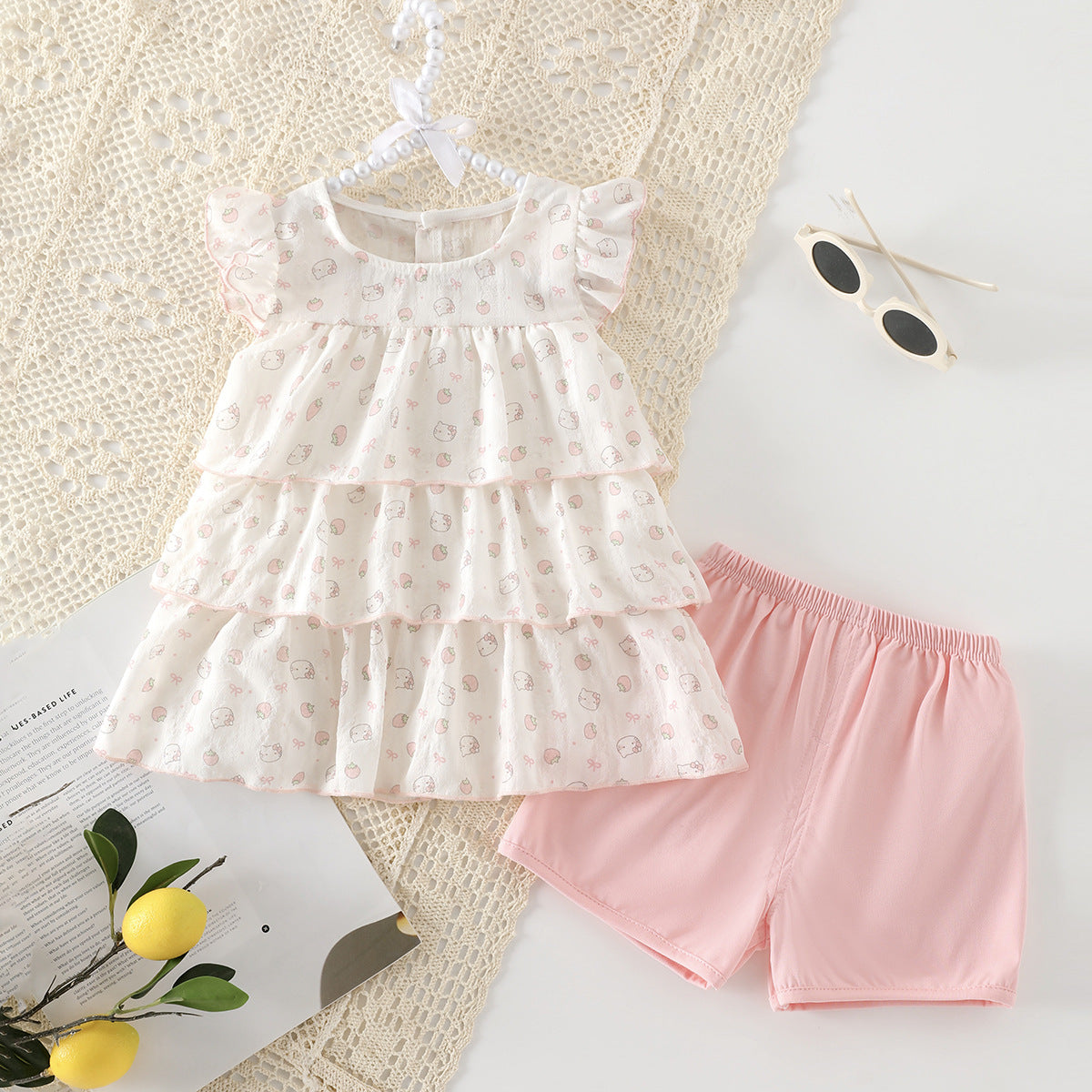 Summer Split Lightweight Two-piece Wear Western Style Children's Suit
