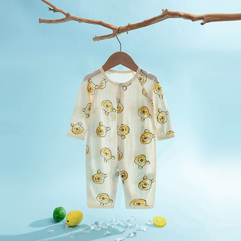 Women's & Men's Babies Summer Thin Jumpsuits Air Conditioning Jumpsuit, Climbing Suit