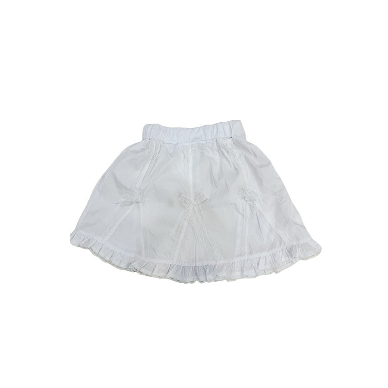 Children's Summer Korean Polka Dot Fashionable Stylish Short-sleeved Children's T-shirt