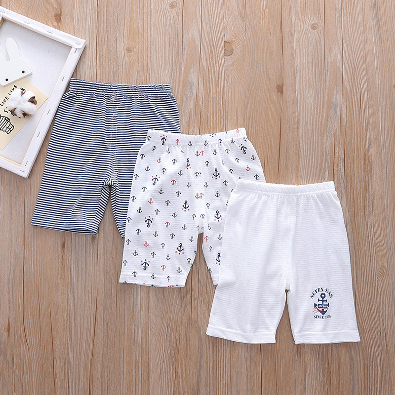 Cotton Cool Feeling Breathable Versatile Summer Home Outing Boy Children's T-shirt